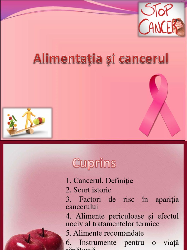 Alimentatia Si Cancerul Pptx
