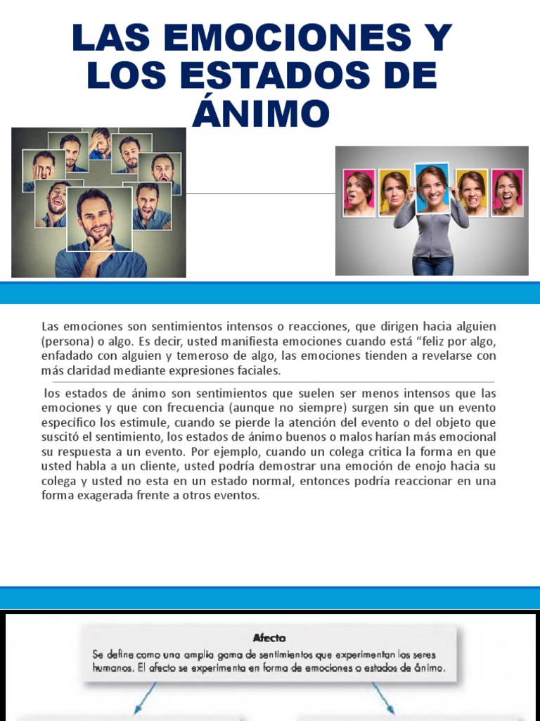 Emociones y Estados de Animo | PDF | Las emociones | Inteligencia emocional