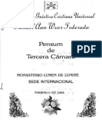 2004, 4 Febrero - Pensum de Tercera Camara