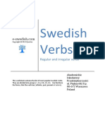 Swedish Verbs e Swedish1