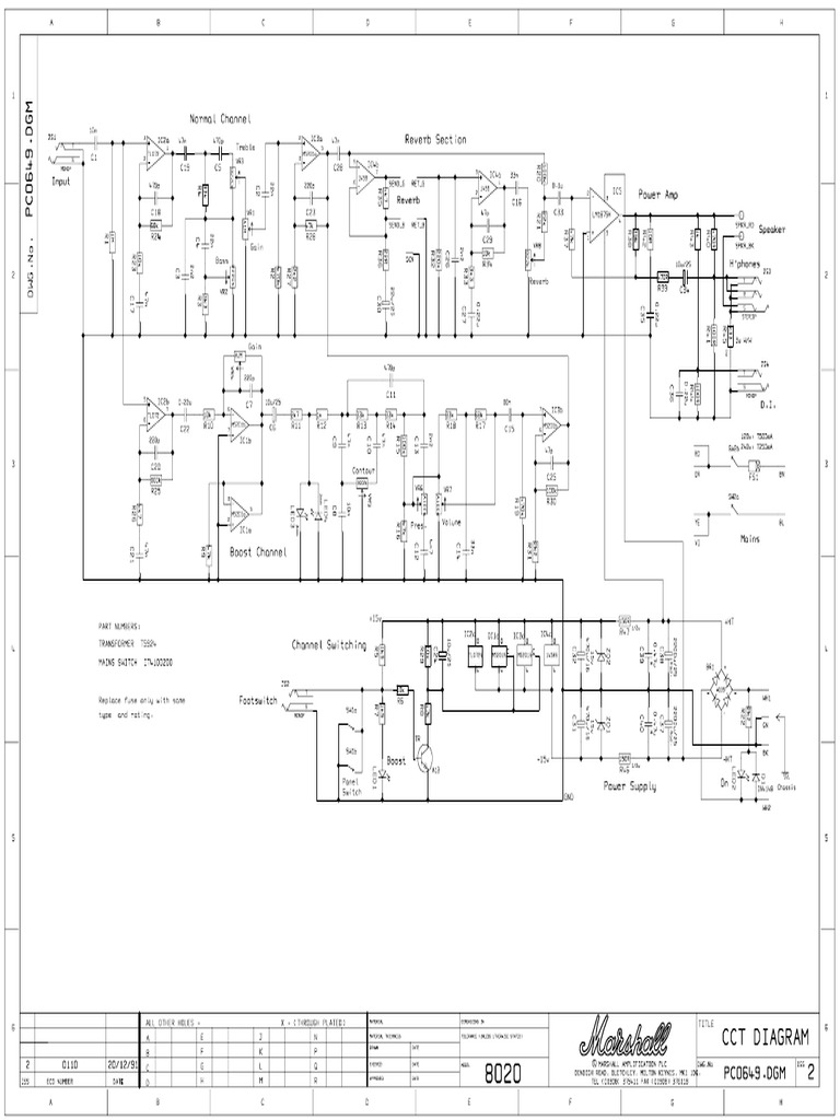 Marshall Valvestate 8020 PDF | PDF