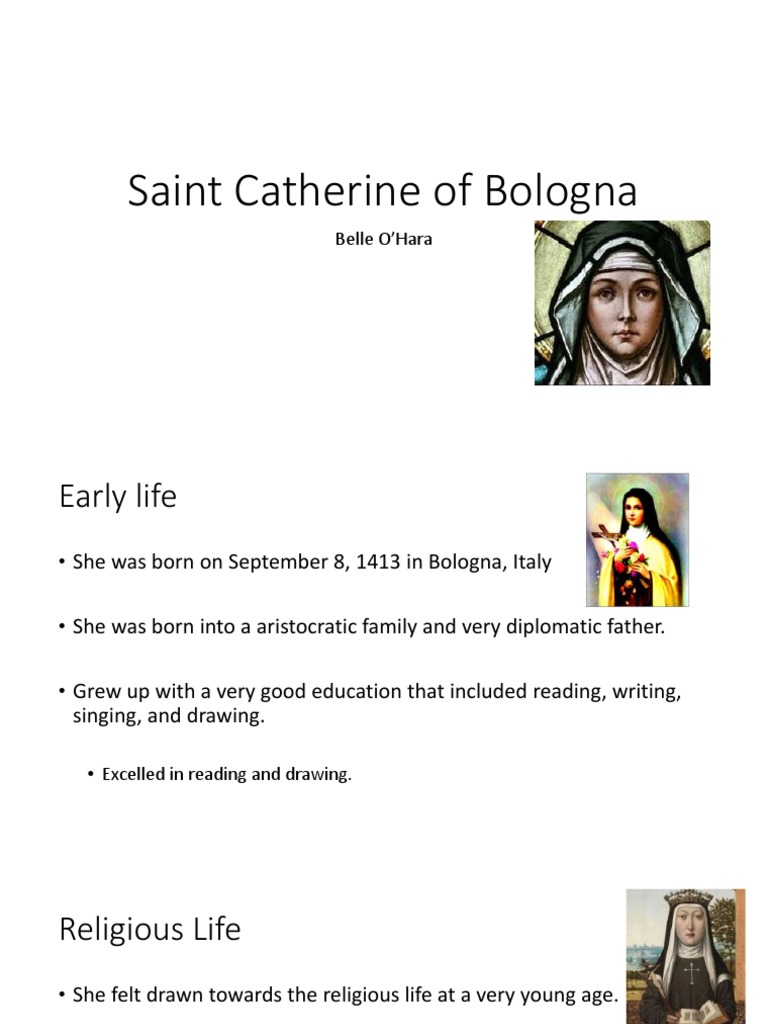 Saint Catherine of Bologna PDF