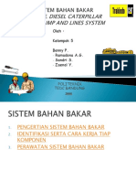 Sistem Bahan Bakar Engine Diesel Caterpillar With Pump