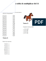 Tablas de Multiplicar 11