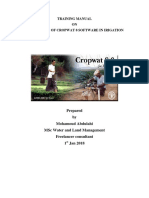 CROPWAT 8 Manual for Flood Irrigation Design