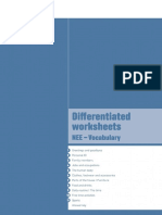 Differentiated Worksheets