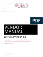 VM Section 6 Technical Design Sample & Fit Requirements