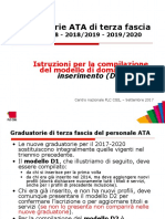 Guida FLC Cgil Compilazione Modello Di Domanda d1 Graduatorie Ata Di Terza Fascia 2017 2020 PDF