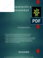 Cooperación y Universidad