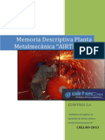 Memoria Descriptiva Planta Airtec