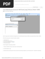 Download CaraMembukaPasswordVBAExcelYangTerkunciWork100-LIDAHKATAKbyZenRadjibuSN368282572 doc pdf