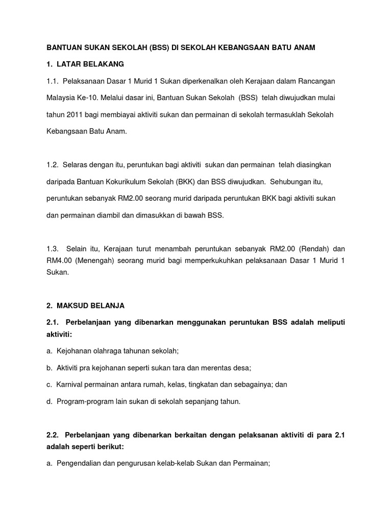 Bantuan Sukan Sekolah Kapita Pdf