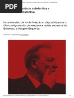 István Mészáros_ Igualdade Substantiva e Democracia Substantiva – Blog Da Boitempo