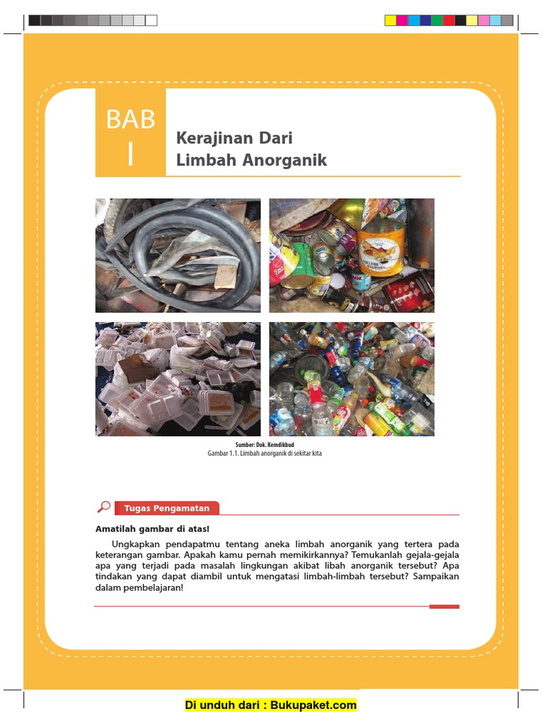  Kerajinan  Dari Limbah  Anorganik Berbagi Informasi