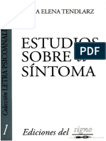 Silvia Tendlarz - Estudios Sobre El Síntoma PDF