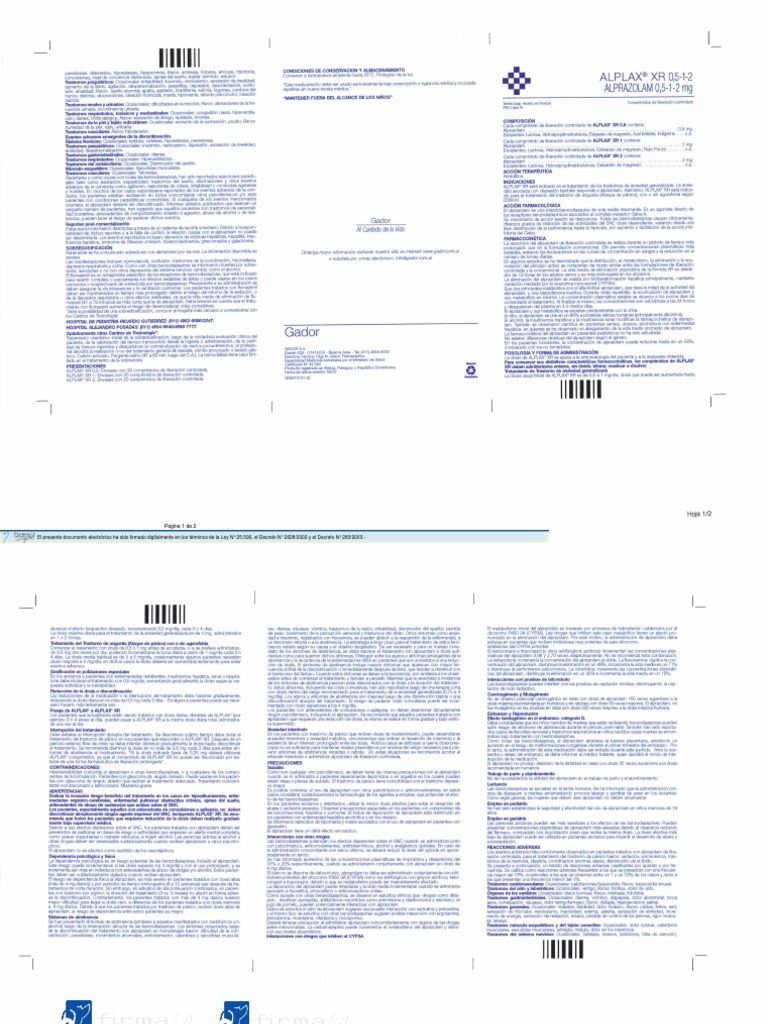 Alplax 2 alprazolam 2mg