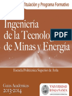 Grado Ingenieria Tecnologia de Minas y Energias 2013