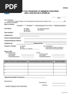 Pag-IBIG Merging Form 2025 Request | PDF | Business | Finance & Money ...