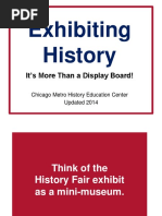 Exhibiting History: It's More Than A Display Board!