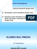 ELEMEN MULTIMEDIA 2.7 Interaktiviti (Produksi Multimedia Tingkatan 4)