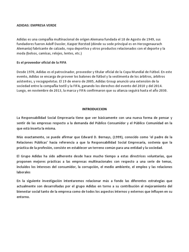 Adidas | PDF | Adidas | Science