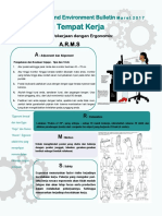 HSE Bulletin Ergonomi Di Tempat Kerja