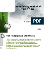 Akses Masyarakat Di ITB 2020