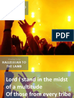 Hallelujah To The Lamb