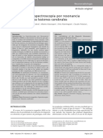 ART - Aportes de La Espectroscopía Por Resonancia Magnética en Las Lesiones Cerebrales PDF