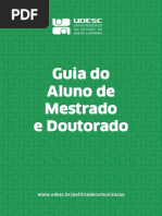 Guia Mestrado Doutorado Udesc