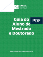 Guia completo para alunos de mestrado e doutorado na Udesc