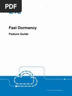 ZTE UMTS UR15 Fast Dormancy Feature Guide_V1.2