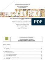 Proyecto Pedagógico de Educación Física Recreación y Deportes 2017 I.E. Jorge Robledo