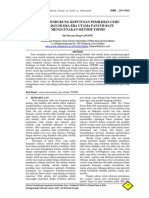 Jurnal Sistem Pengambil Keputusan Metode (Topsis)