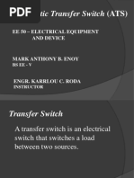 Automatic Transfer Switch (ATS) : Ee 50 - Electrical Equipment and Device