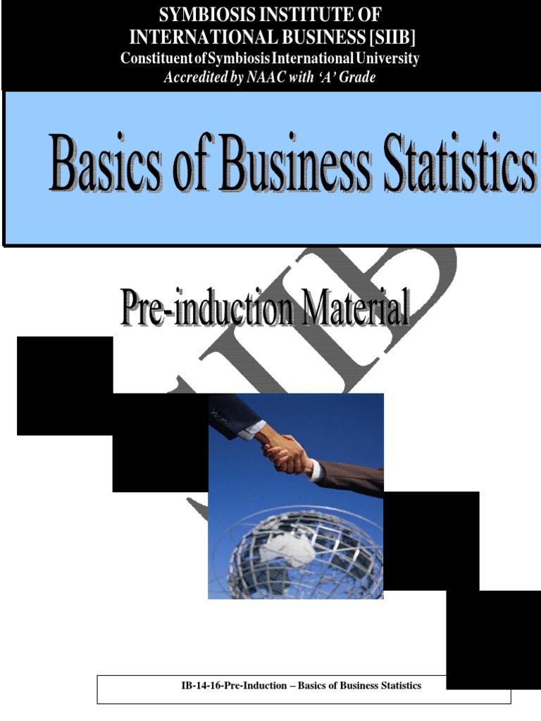Basics of Business Statistics Overview | PDF | Level Of Measurement ...