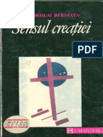 Nikolai Berdiaev - Sensul Creatiei