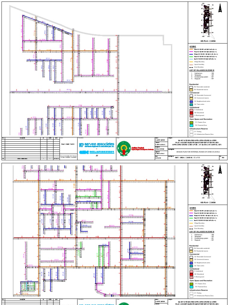 Zone III Internal Roads Design Plan | PDF | Chess | Chess Theory