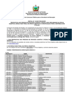 Edital N 10 2017 Sead See Resultado Final Da Prova Objetiva e Convoca o para A Entrega Dos T Tulos