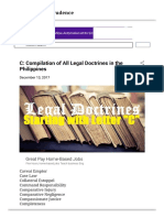C Compilation of All Legal Doctrines in the Philippines