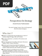 Strategy Consulting - A Perspective