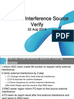 RNO Guideline Verify External Interference