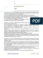 Administração Geral e Gestão Pública