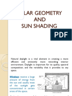 Solar Geometry and Sun Shading for Building Design