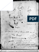 Liber AL Vel Legis - The Book of The Law - Quality Scans From The Original Manuscript by The Hand of Aleister Crowley