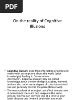 On The Reality of Cognitive Illusions