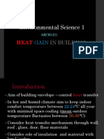 L6 - Heat Gain in Buildings