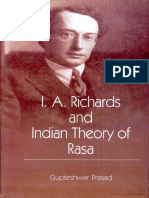 I.A. Richards and The Theory of Rasa - I.A. Richard, Gupteshwar Prasad