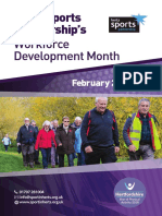 Herts Sports Partnership Workforce Development Month Programme 2018