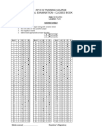 API 510 Answer Sheet Closed Book PDF